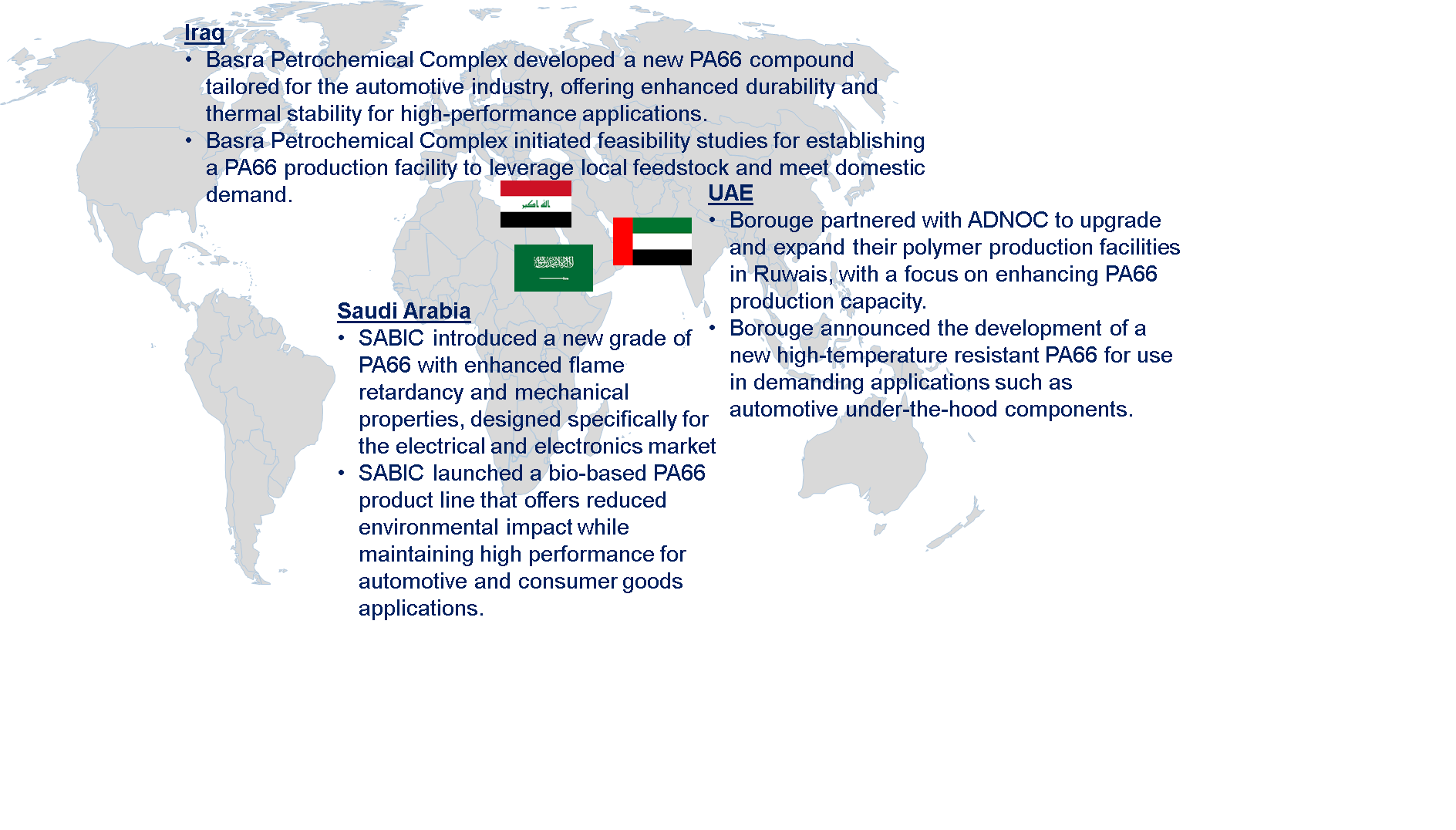 MENA Pa66 Market Trends by Region